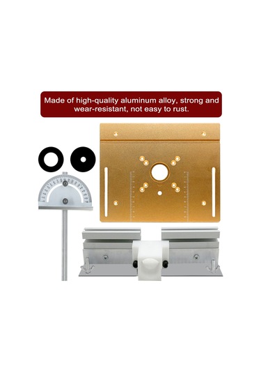 Router Tablası Takım Plakası Aluminyum Alaşımlı Ahşap Freze Flip Tahtası Kesim Makinesi Oymacılık Yardımcı Aracı Ahşap İşleme Masaları