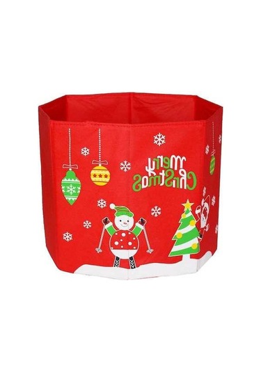 Dancemonkey Yeniden Kullanılabilir Noel Ağacı Ayaklığı - Sevimli Kar Adam Desenli Diğer