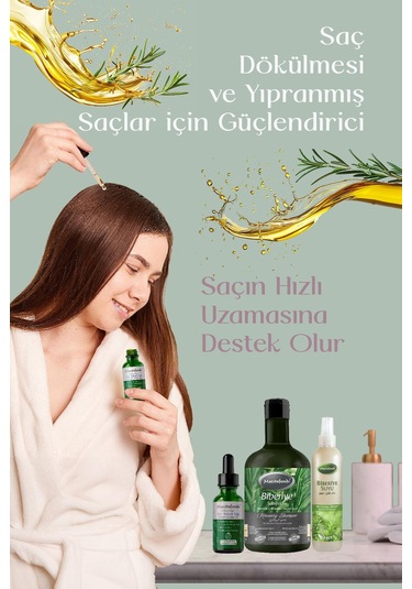 Mecitefendi Biberiye Serumu 50 ML + Biberiye Şampuan 250 ML + Biberiye Suyu 250 ML