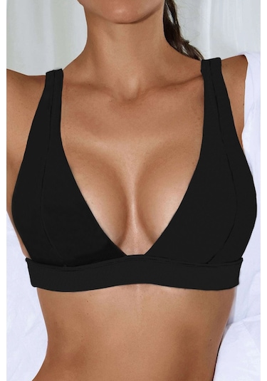Angelsin Bikini Üstü Siyah