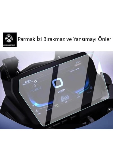 Voge 525 Dsx Mat Ekran Koruyucu 7 İnç Gösterge Paneli Şeffaf