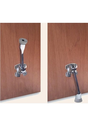 Tempo Kapı Stoperi Tamponu Ve Yaylı Kapı Tutucu Patentli Krom