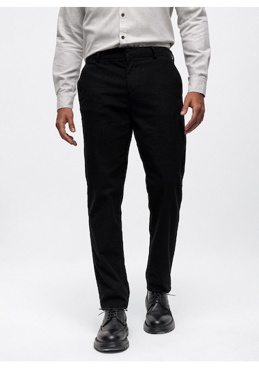 Back And Bond Normal Bel Normal Paça Dar Siyah Erkek Pantolon B33w30003 Siyah
