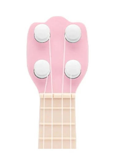 Yaozixa Küçük Müziğe Giriş Için Sevimli Ayı Desenli Plastik Ukulele, Çocuklar İçin Eğitici Müzik Oyuncak, 1 Adet