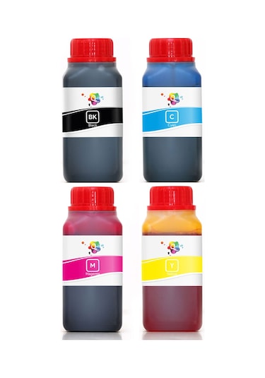 QC Epson EcoTank L6270 Uyumlu Yazıcı Mürekkep Seti 250ml 4 Renk