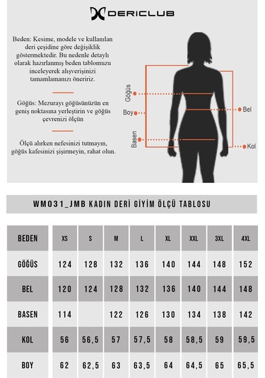 Dericlub Pamela Unisex Jumbo Oversize Biker Hakiki Deri Mont Lacivert Null Lacivert