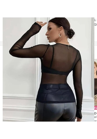Pantofashion Kayık Yaka Modal Kaşmir Ultra Hafif Bluz Siyah