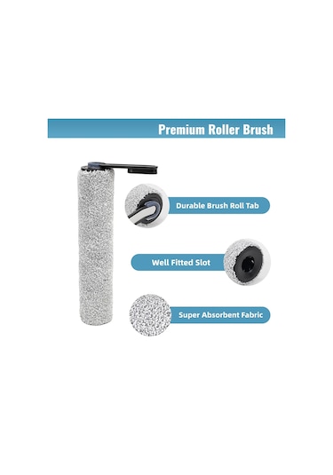 Synodicmonth Tineco Floor One S5/s5pro 2/s5pro/s5 Blue Elektrikli Süpürge Aksesuarları Yedek Parçaları Filtreler İçin Rulo Fırça