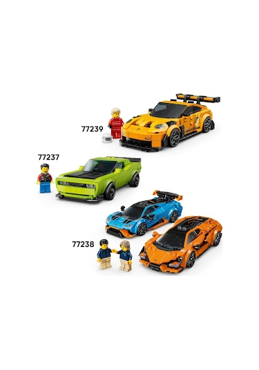 LEGO® Speed Champions Bugatti Centodieci Hiper Spor Araba 77240 - 9 Yaş ve Üzeri Çocuklar için Yarış Arabası Oyuncak Yapım Seti (291P)