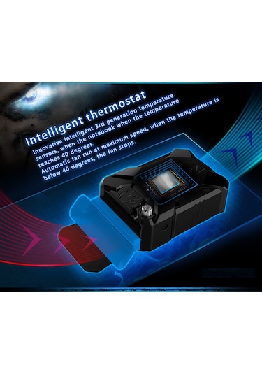 Coolcold K27 Tek Fanlı 171" Ayarlanabilir Vakumlu Sessiz Laptop Soğutucu