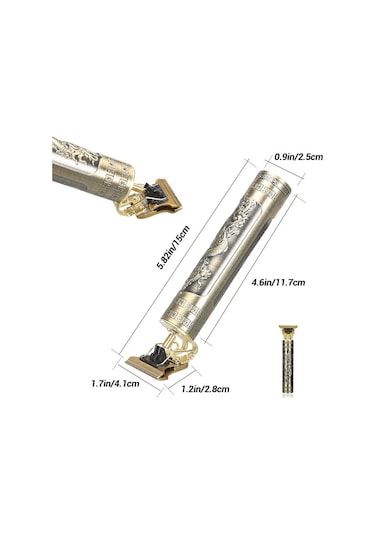 Ejderha Motifli T Jiletli Sıfır Kesim Tıraş Makinası