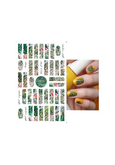 Yeşil Yapraklar Mantar 3d Yapıştırıcı Tırnak Çıkartmaları Şeytan Göz Dondurma Nail Art Kaydırıcılar Rüya Catcher Kaktüs Bahar Folyolar Ppeb171 Plum