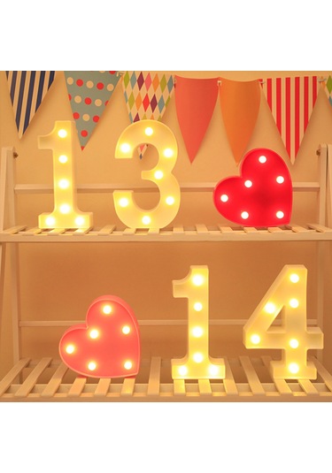 Moveevo Dijital 4 Numara Led Işıklı Dekorasyon Aleti - Sıcak Beyaz Sabit Işık, Ip54 Su Geçirmez, 2xaa Pil Dahil Değil - Parti, Düğün, Ev Dekoru İçin Diğr Moveevo Dijital 4 Numara Led Işıklı Dekorasyon Aleti - Sıcak Beyaz Sabit Işık, Ip54 Su Geçirmez, 2xaa Pil Dahil Değil - Parti, Düğün, Ev Dekoru İçin Diğr