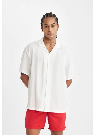 DeFacto File Astarlı Kısa Boy Deniz Şortu N0132AZ24HSRD70