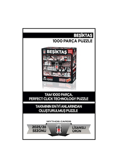 Beşiktaş Takım 2025/26 1000 Parça Puzzle