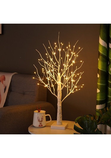 Reedark 60cm 144led Isınma Işık Ağaç Lambası, Usb+pil Çift Kullanim, Zamanlayıcı Ve Sürekli Açık Fonksiyonlarıyla Noel, Paskalya Ve Parti Dekorasyonu Diğer