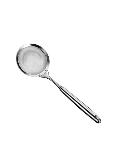 Sones Kacheeg 304 Paslanmaz Çelik Soya Sütü Kaşığı Mutfak Yağ Filtresi Kepçe, Boyut: 9,3 X 26,3 Cm