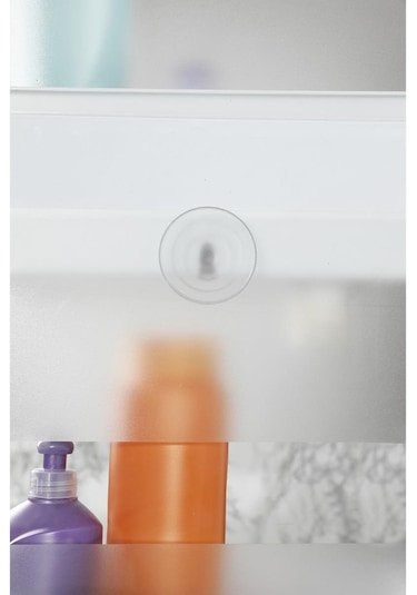 Primanova Üç Gözlü Duş Sepeti Beyaz Pratik Asılabilir Yapı N43 Çok Renkli