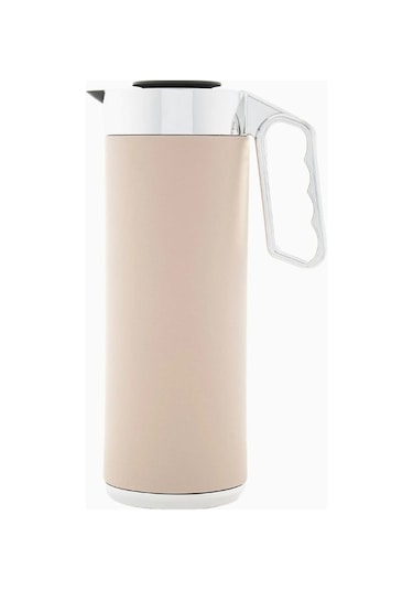 Roomours Cylinder Thermos 1l Matt Paslanmaz Çelik Çift Katmanlı Termos Termoslar Sand-silver Matt