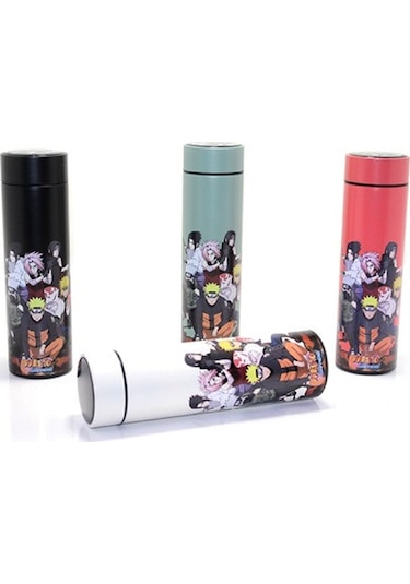 Anime Baskılı Dijital Göstergeli Termos 500 Ml Model 2 Diğer