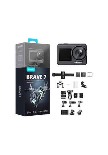 Akaso Brave 7 4k Aksiyon Kamera Ve Süper Aksesuar Seti