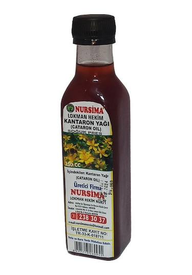 Nursima Kantaron Yağı 250 ML