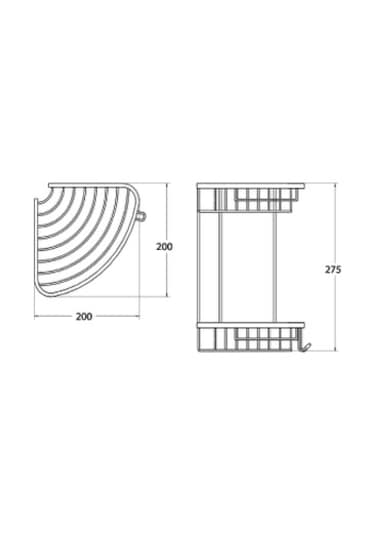 Csk 20x20 Deniz İkili Süngerlik Gümüş
