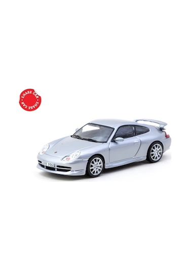 Tarmac Works X İxo Models 1/64 Porsche 911 Gt3 Type 996 Silver - Global64