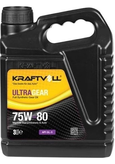 Kraftvoll 75W-80 GL-5 Sentetik Şanzıman Yağı 3 L