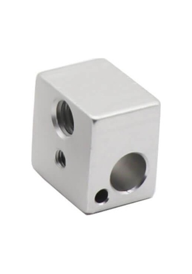Koodmax 3d Yazıcı E3d V5 Isıtıcı Blok Baskı Kafası J Kafa Çift Taraflı 16x16x12mm Alüminyum Blok