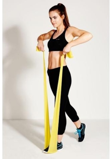 Theraband Sarı Egzersiz Bandı Pilates Lastiği Sarı