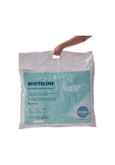 Doqu Home White Line Microfiber Yastık 60x80 CM 1000gr