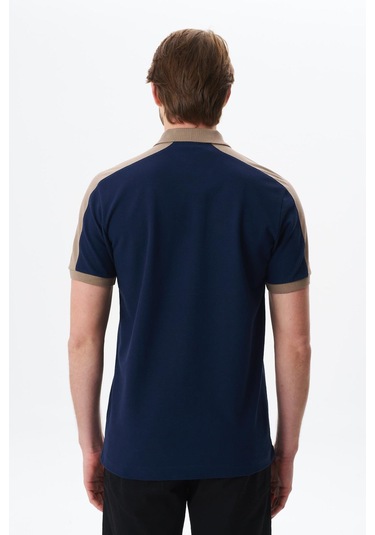 Arma Erkek Regular Fit Baskılı % 100 Pamuk Pike Polo Yaka Tişört Y29374356002 Lacivert