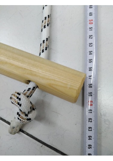 Trapez Salıncak Ahşap Bar Terapi Salıncağı