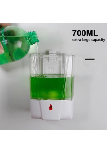 Springsun Otomatik Sensörlü 700ml Duvara Monte Sabunluk - Sızdırmaz Temassız Tasarım Not: Başlık 110 Karakter Sınırına Uygun Olarak 79 Karakterdir. Ürünün Temassız Çalışma, Duvara Monte Ve Büyük Kapasite Özelliklerini Vurgular. Beyaz Springsun Otomatik Sensörlü 700ml Duvara Monte Sabunluk - Sızdırmaz Temassız Tasarım Not: Başlık 110 Karakter Sınırına Uygun Olarak 79 Karakterdir. Ürünün Temassız Çalışma, Duvara Monte Ve Büyük Kapasite Özelliklerini Vurgular. Beyaz