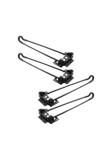 4 Adet Katlanabilir Masa Ayağı 250 Mm Saç Tokası Masa Ayağı Mobilya Ayağı Tezgah Ayağı Değişimi Diğer