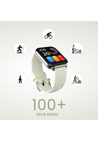 HiFuture FutureFit Zone2 Bluetooth 5.2 IP68 1.96 inç Arama Özellikli 50mm Akıllı Saat