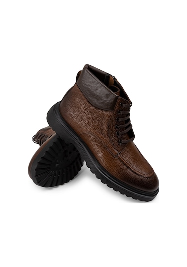 Deery Hakiki Deri Taba Rengi Erkek Bot - 01929mtbae01 Taba