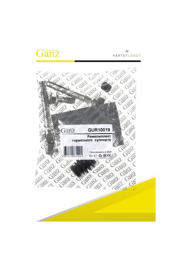 Ganz Hyundai, Kia Rio Ön Kaliper Kılavuzları Tamir Kiti 185679019