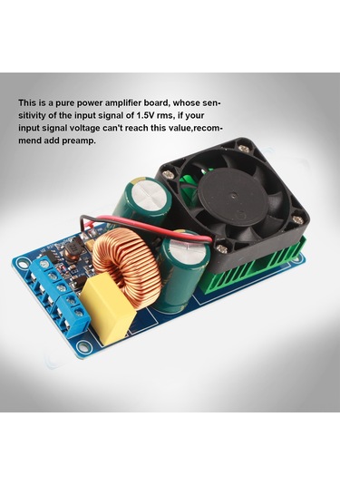 Moveevo Irs2092s Tek Kanal 500w D Sınıf Hıfı Güç Amfi Kartı, 4-8ω Hoparlör Desteği, Kısa Devre Ve Aşırı Sıcaklık Korumalı