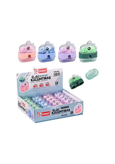 Mikro Kalemtraş Mk 4025 Dinazor Kalemtraş - 24 Adet