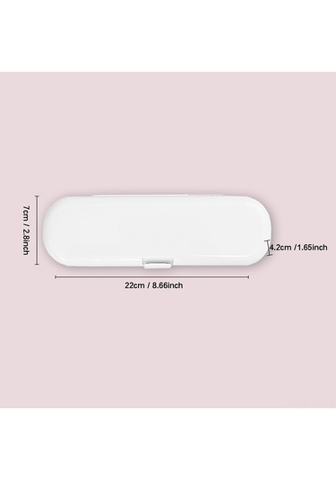 Wezone Portatif Elektrikli Diş Fırçası Kutusu, Seyahat İçin Sağlıklı Saklama, Pp Malzeme, Evrensel Uyumlu, Pembe Diğer