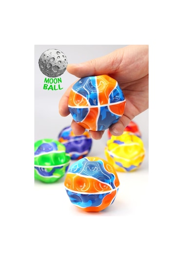 Yükseğe Zıplayan Top Moonball Galaksi Uzay Ay Topu Aşırı Zıplayan Moonball Bahçe Oyuncağı Basket