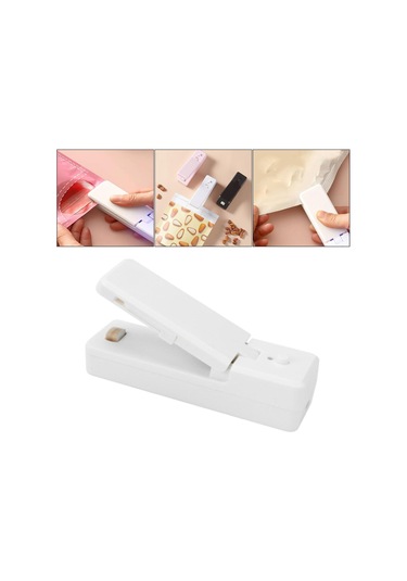 Suntek Mini Çanta Mühürleyen Usb Şarj Edilebilir Beyaz Beyaz