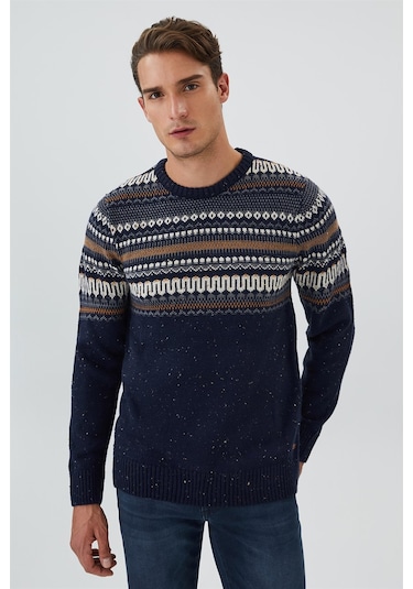 Lee Cooper Darıan Erkek O Yaka Kazak Lacivert - 15462 Lacivert