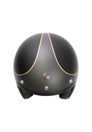 Torc T-50 Del Mar Hardy Açık Motosiklet Kaskı Mat Siyah Gri