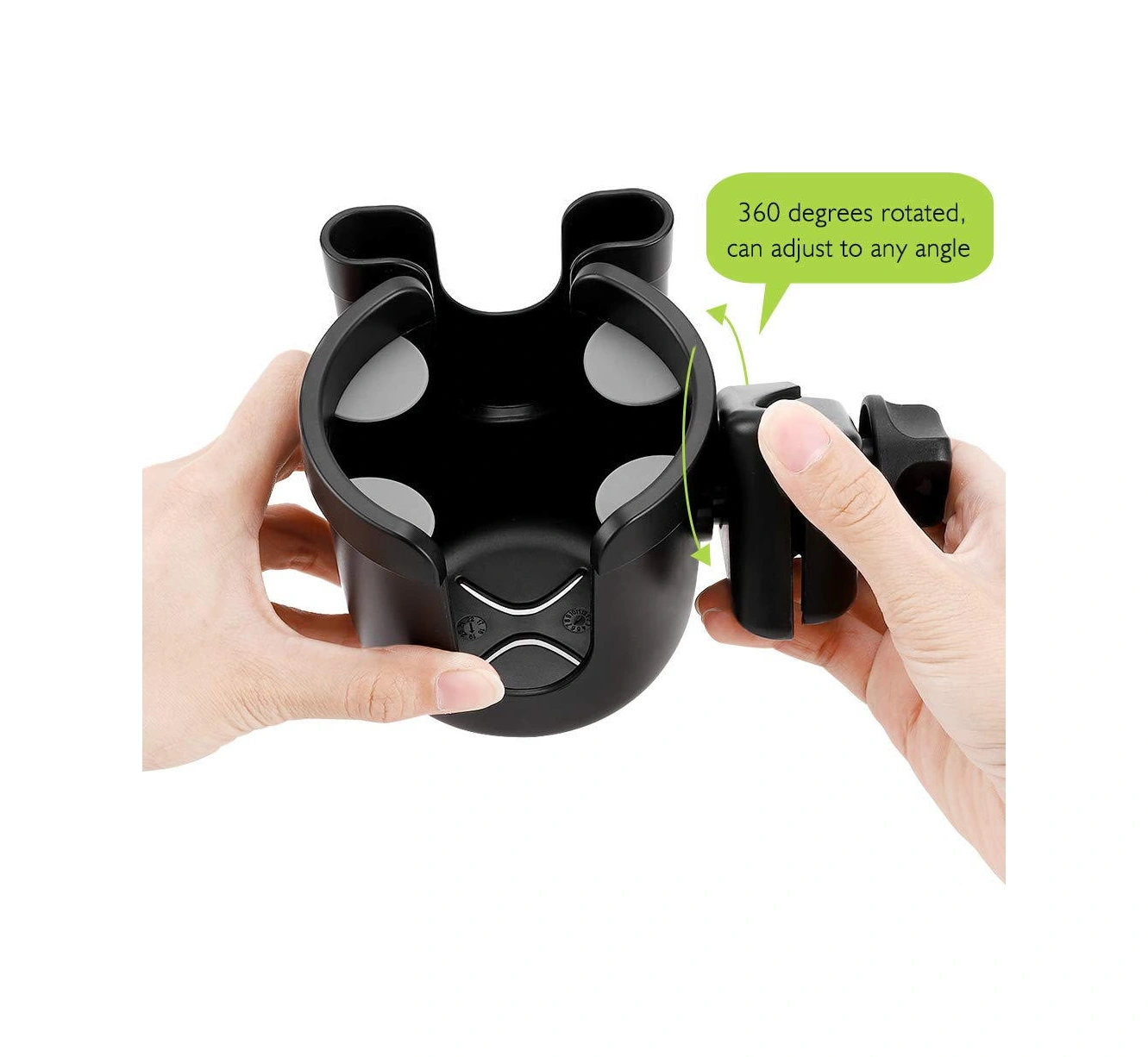 Padalink Ev, Araba Kullanıma Uygun Universal Telefon Tutucu, 3.5"-6.8" Telefon Boyutuna Uygun, Siyah Abs Plastik Materyal, 0.55-1.7 İn Clip Aralığı