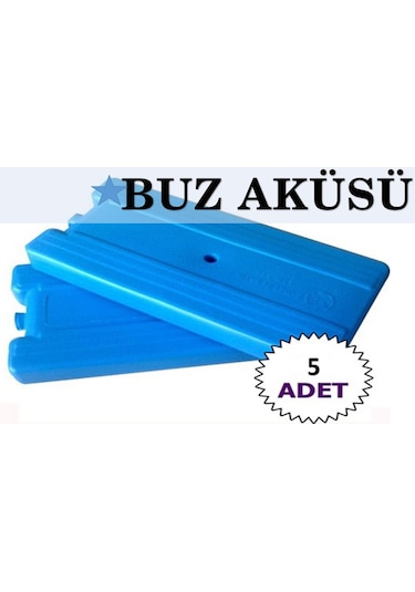 BUZ AKÜSÜ BUZ KASEDİ 200 ML SOĞUTUCU 5 ADET Mavi