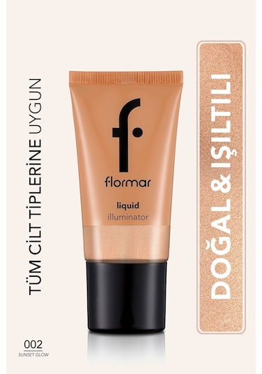 Flormar Liquid Illuminator Hafif Yapılı Krem Aydınlatıcı 002 Sunset Glow