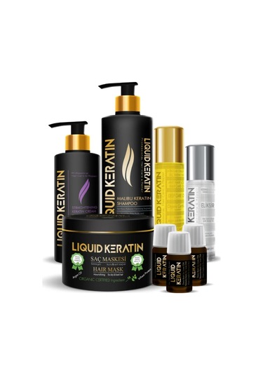 Liquid Keratin Ekstra Onarıcı Mega Keratin Saç Bakım Seti 1